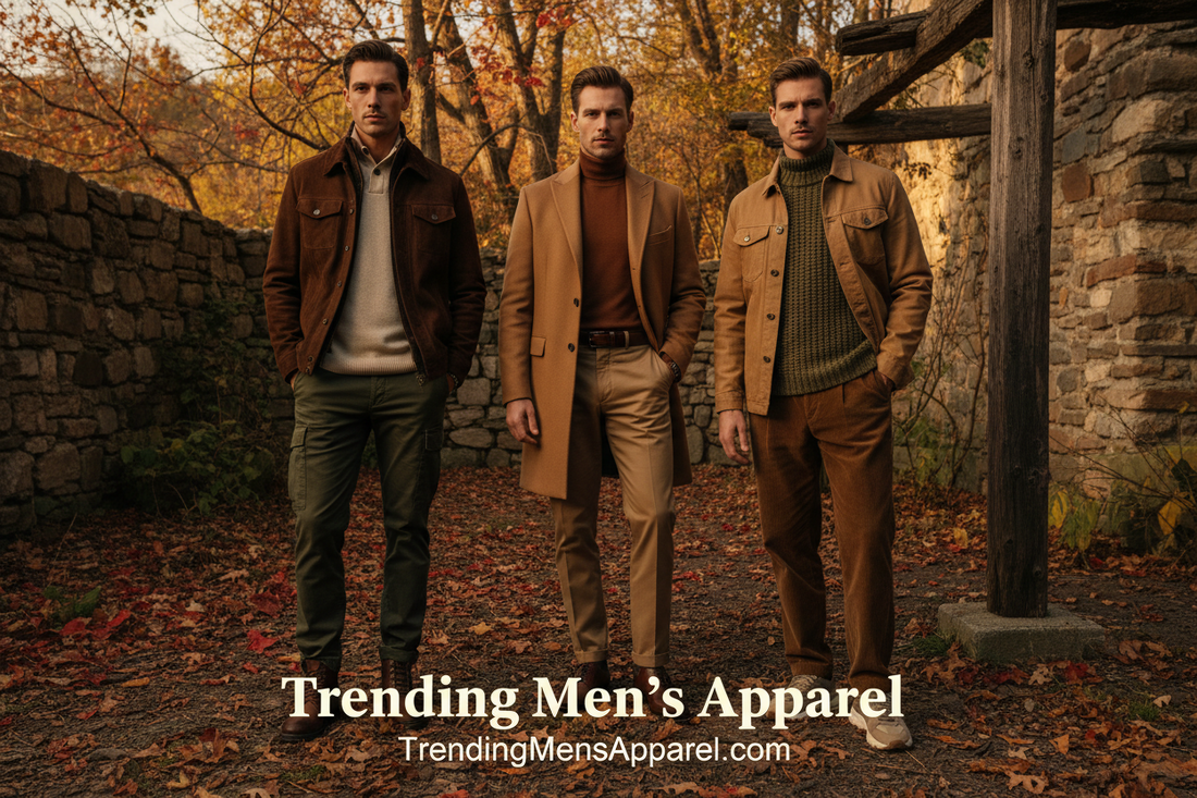 Earth Tones Dominance: Why Browns, Tans & Olives Are Men's Fashion's Favorite Palette