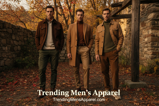 Earth Tones Dominance: Why Browns, Tans & Olives Are Men's Fashion's Favorite Palette