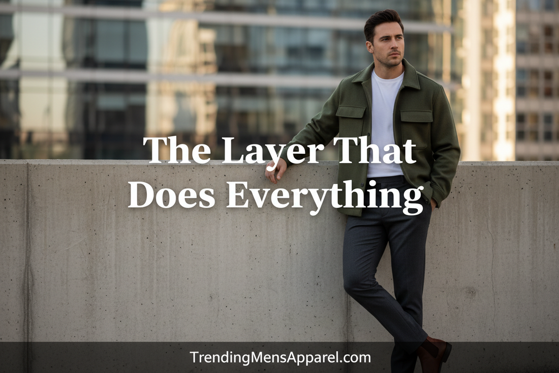 Men's Shacket Culture: The Shirt-Jacket Hybrid That's Taken Over Every Man's Wardrobe in 2026