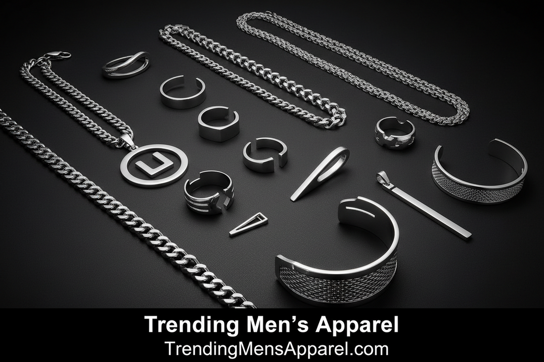 Silver & Chrome Accessories: The Metallic Men's Jewelry Trend Surging in 2026