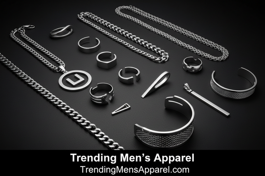 Silver & Chrome Accessories: The Metallic Men's Jewelry Trend Surging in 2026