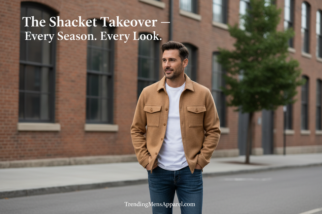 The Shacket Takeover 2026: Men's Shirt-Jacket Hybrid Dominating Every Season