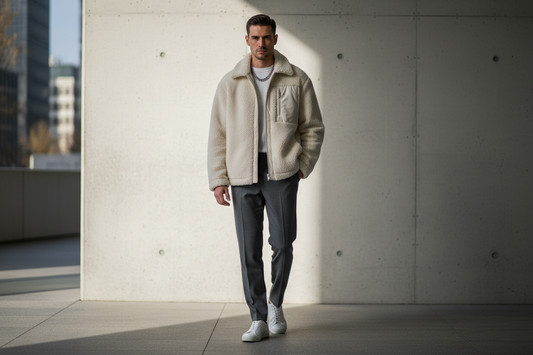The Sherpa & Fleece Surge: Why Cozy Outerwear Is Men's Hottest Trend in 2026