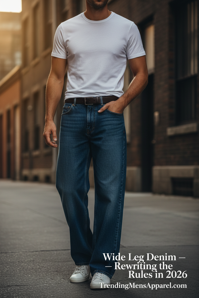 Wide Leg Denim: The Men's Jeans Trend Rewriting the Rules in 2026