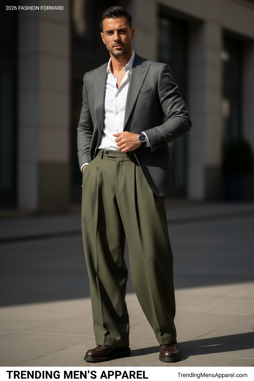 Wide-Leg Trousers: The Men's Silhouette Taking Over 2026